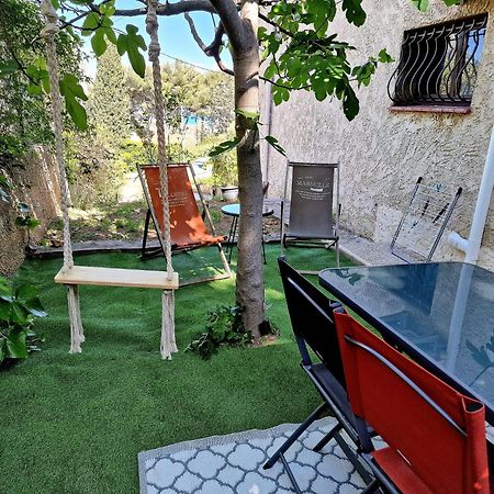 Studio Au Bas Des Cretes En Bas De Villa A La Ciotat Proche De La Mer Et De Marseille 外观 照片